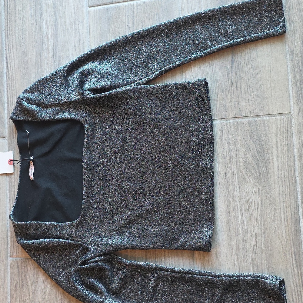 Shimmering Long Sleeve Top